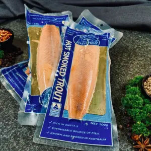 Hot smoked Trout